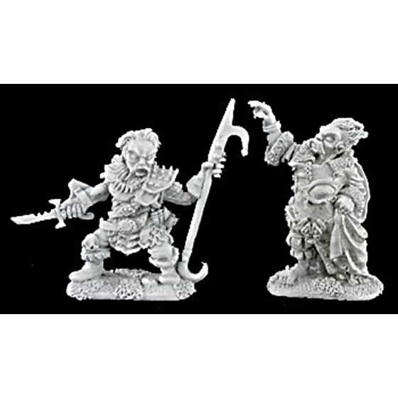 RPR02944 Derro Captain and Sorcerer Miniature Figure 25mm Heroic Scale Dark Heaven Legends (ONLINE ORDER ONLY)