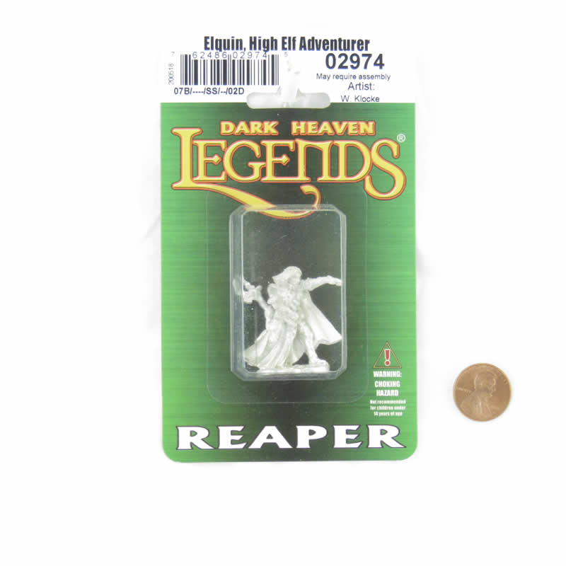 RPR02974 Elquin High Elf Adventurer Miniature Figure 25mm Heroic Scale Dark Heaven Legends (ONLINE ORDER ONLY)