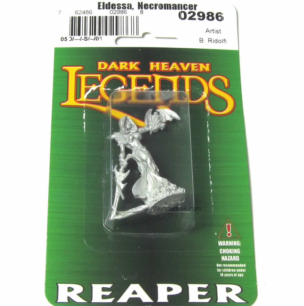 RPR02986 Eldessa Female Necromancer Miniature 25mm Heroic Scale (ONLINE ORDER ONLY)