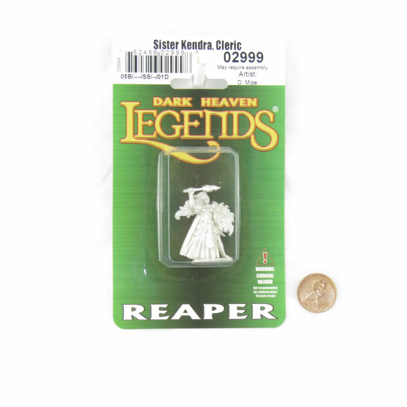 RPR02999 Sister Kendra Cleric Miniature Figure 25mm Heroic Scale Dark Heaven Legends (ONLINE ORDER ONLY)