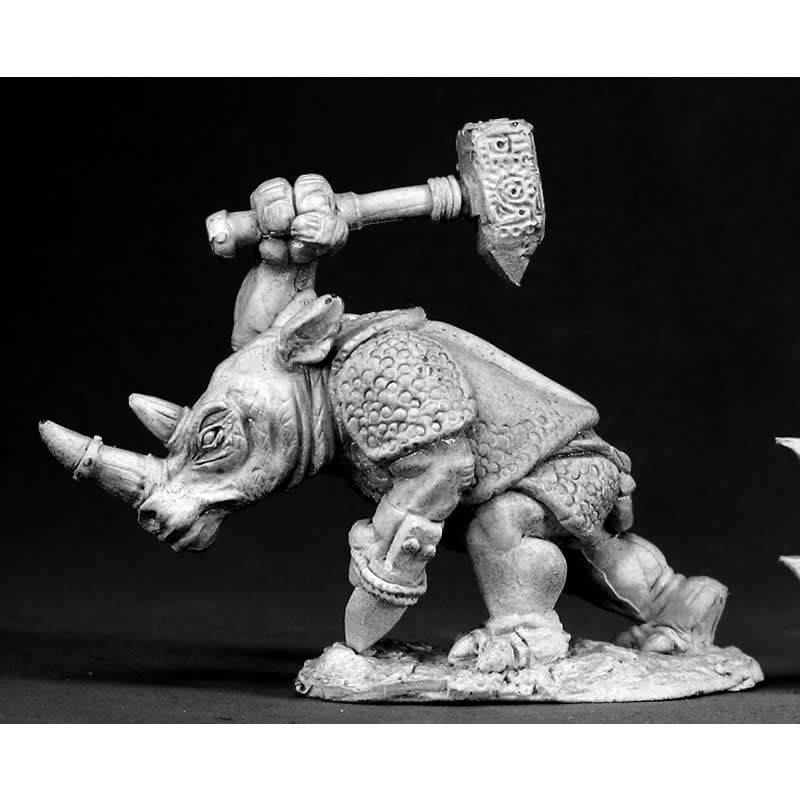 RPR03020 Barak Rhino Man Miniature Figure 25mm Heroic Scale Dark Heaven Legends Reaper Miniatures (ONLINE ORDER ONLY)