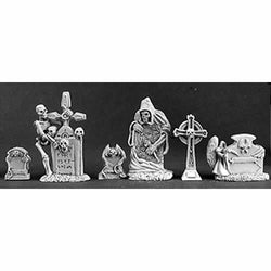RPR03122 Tombstones Miniature 25mm Heroic Scale Dark Heaven (ONLINE ORDER ONLY)