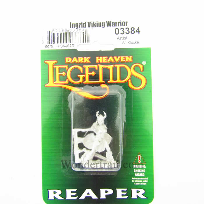 RPR03384 Ingrid Female Viking Warrior Miniature 25mm Heroic Scale (ONLINE ORDER ONLY)