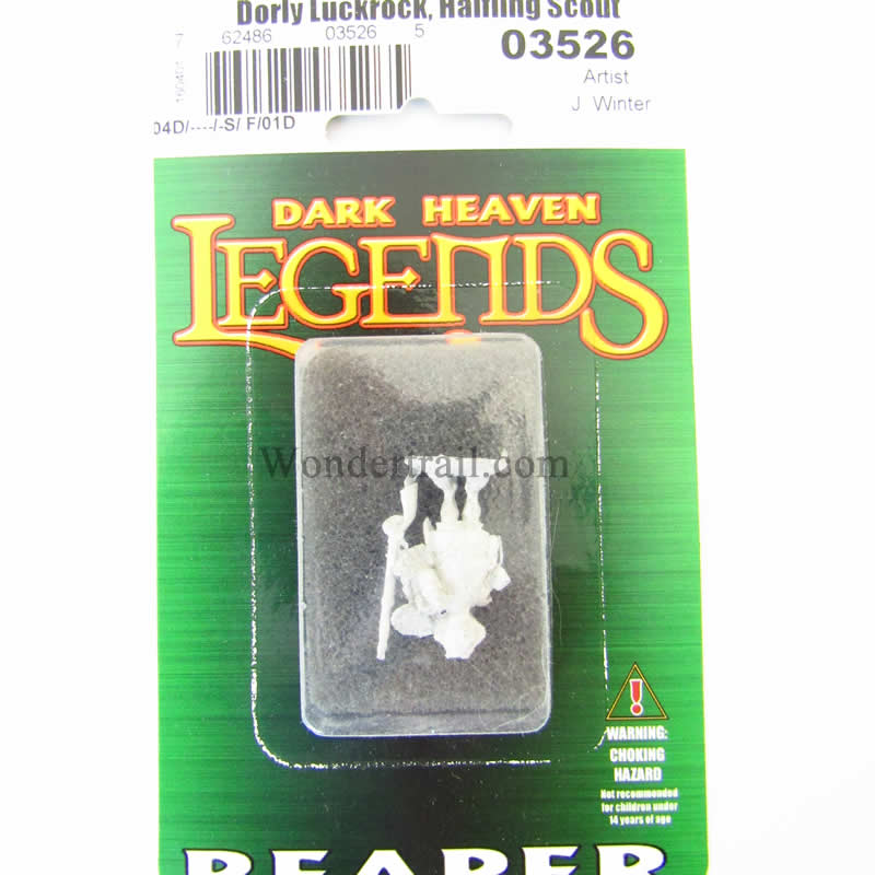 RPR03526 Dorly Luckrock Halfling Scout Miniature 25mm Heroic Scale (ONLINE ORDER ONLY)