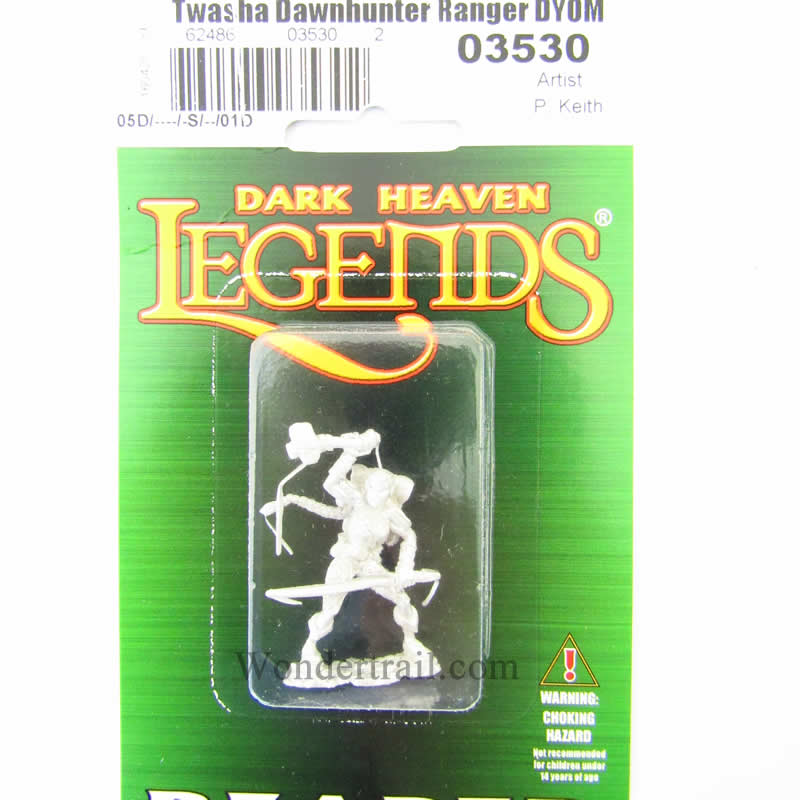 RPR03530 Twasha Dawnhunter Female Ranger Miniature 25mm Scale (ONLINE ORDER ONLY)