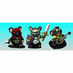 RPR03542 Mousling Heroes Bard Thief Knight Miniature 25mm Heroic Scale (ONLINE ORDER ONLY)