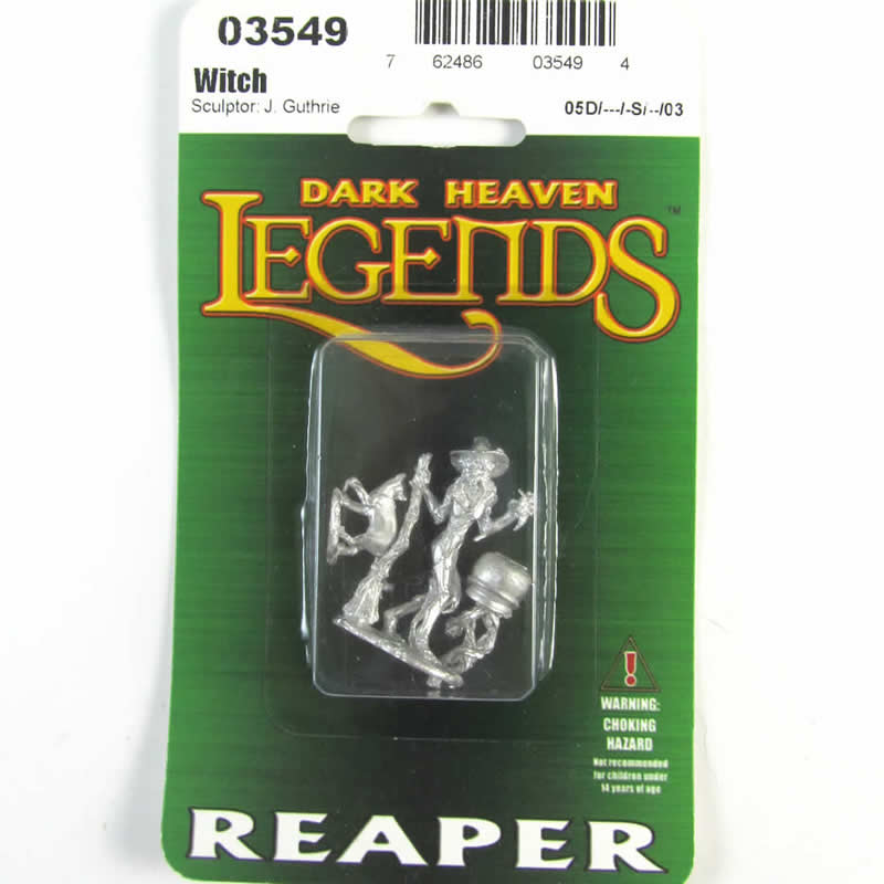 RPR03549 Witch Cauldron and Cat Miniature 25mm Heroic Scale (ONLINE ORDER ONLY)