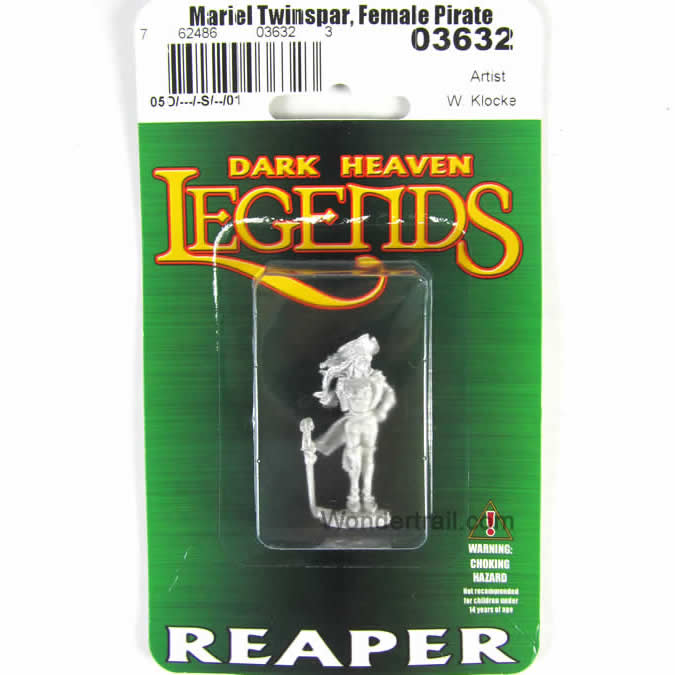 RPR03632 Mariel Twinspar Female Pirate Miniature 25mm Heroic Scale (ONLINE ORDER ONLY)