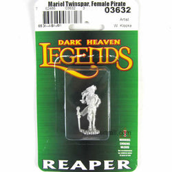 RPR03632 Mariel Twinspar Female Pirate Miniature 25mm Heroic Scale (ONLINE ORDER ONLY)