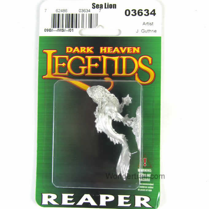 RPR03634 Sea Lion Miniature 25mm Heroic Scale Dark Heaven Legends (ONLINE ORDER ONLY)