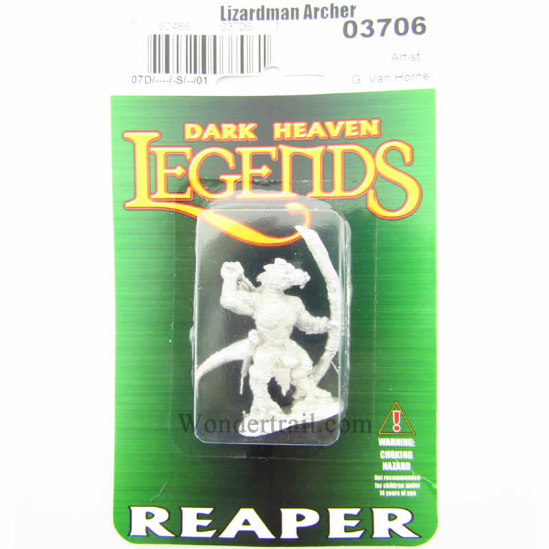 RPR03706 Lizardman Archer Miniature 25mm Heroic Scale Dark Heaven (ONLINE ORDER ONLY)
