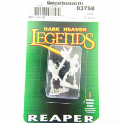 RPR03758 Skeleton Spearmen Set of 2 Miniatures 25mm Heroic Scale (ONLINE ORDER ONLY)