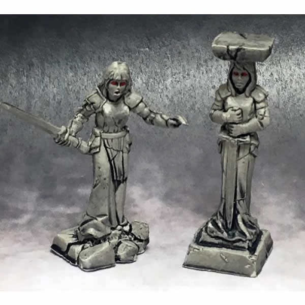 RPR03770 Caryatid Columns Set of 2 Miniatures 25mm Heroic Scale (ONLINE ORDER ONLY)