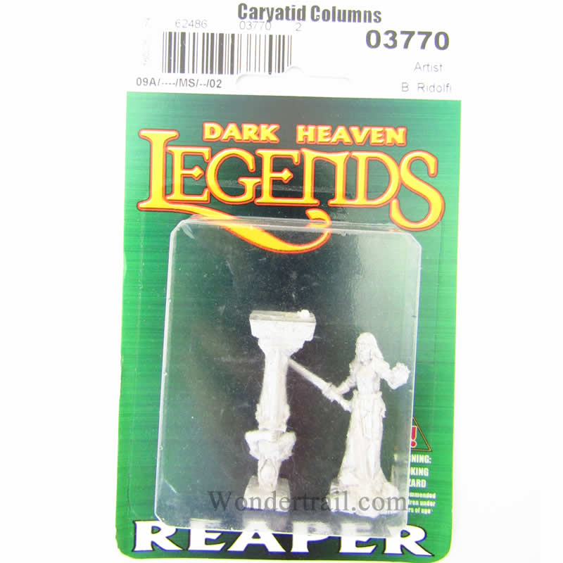 RPR03770 Caryatid Columns Set of 2 Miniatures 25mm Heroic Scale (ONLINE ORDER ONLY)