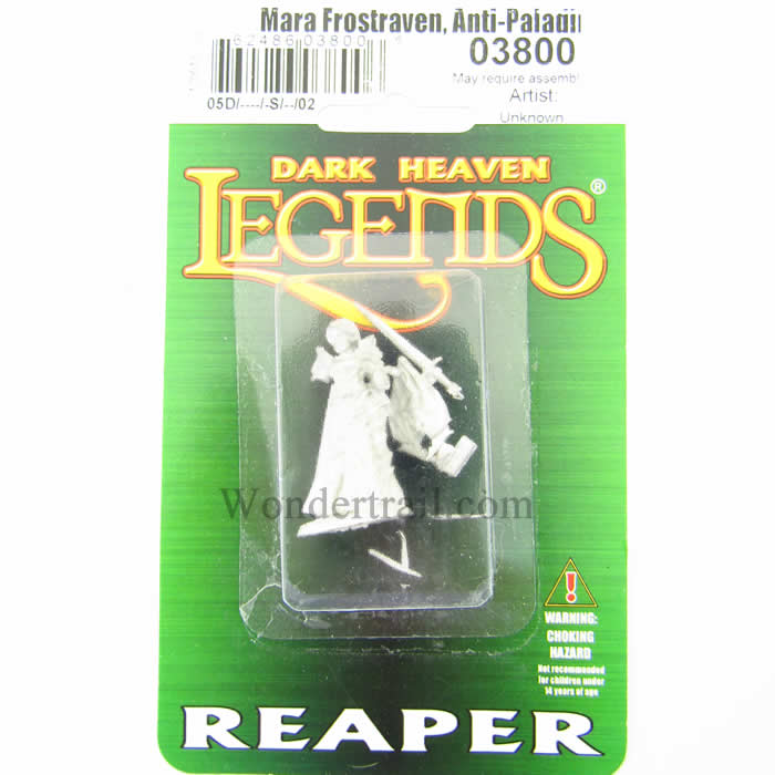 RPR03800 Mara Frostraven Anti-Paladin Miniature 25mm Heroic Scale (ONLINE ORDER ONLY)