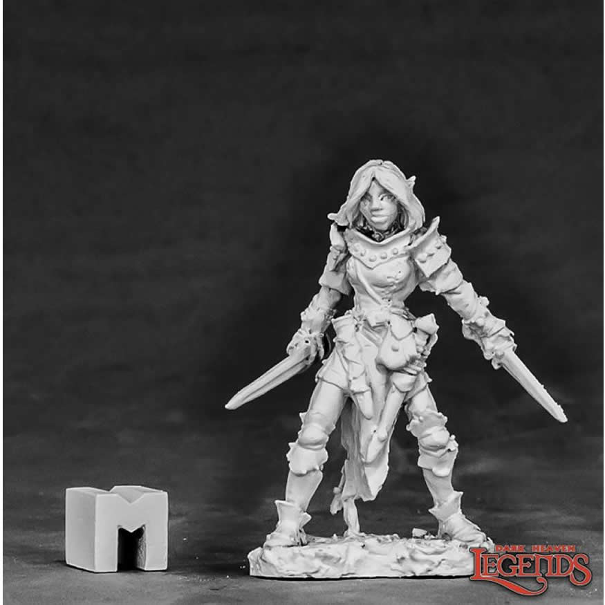 RPR03862 Shardis Elf Rogue Miniature 25mm Heroic Scale Dark Heaven (ONLINE ORDER ONLY)