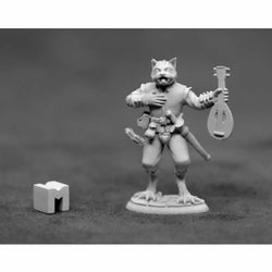 RPR03924 Trilladour Catfolk Bard Miniature 25mm Heroic Scale (ONLINE ORDER ONLY)