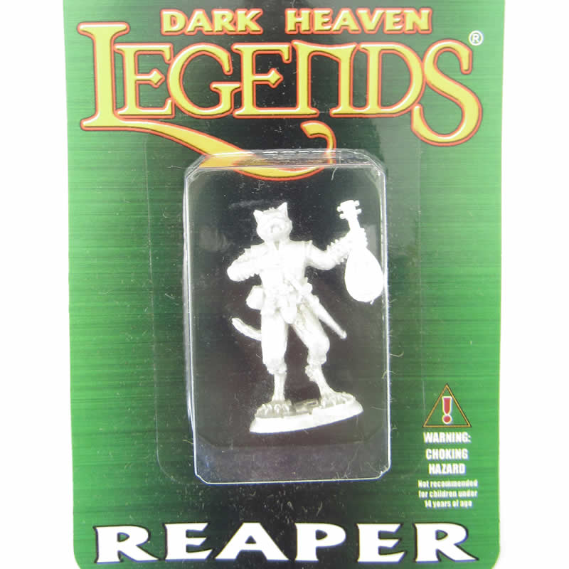 RPR03924 Trilladour Catfolk Bard Miniature 25mm Heroic Scale (ONLINE ORDER ONLY)