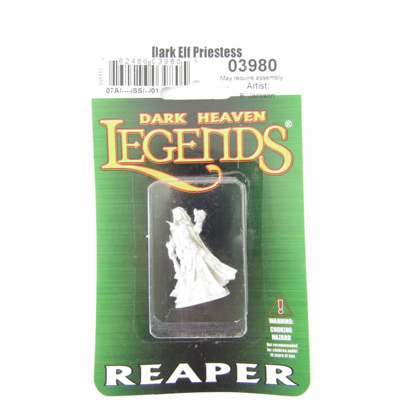 RPR03980 Dark Elf Priestess Miniature 25mm Heroic Scale Dark Heaven Legends (ONLINE ORDER ONLY)