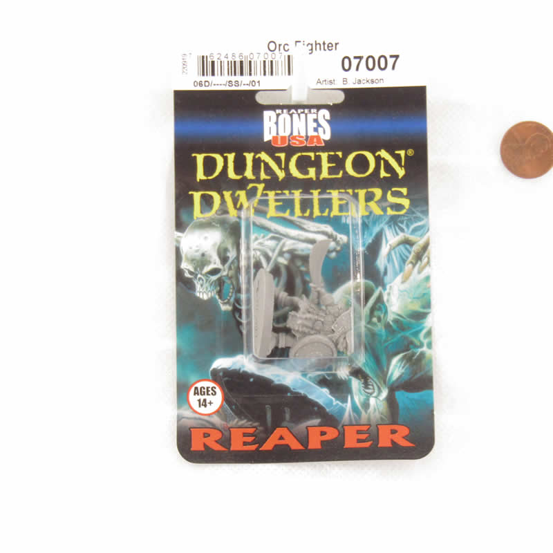 RPR07007A Orc Warrior of the Ragged Wound Miniature 25mm Heroic Scale Figure Dungeon Dwellers (ONLINE ORDER ONLY)