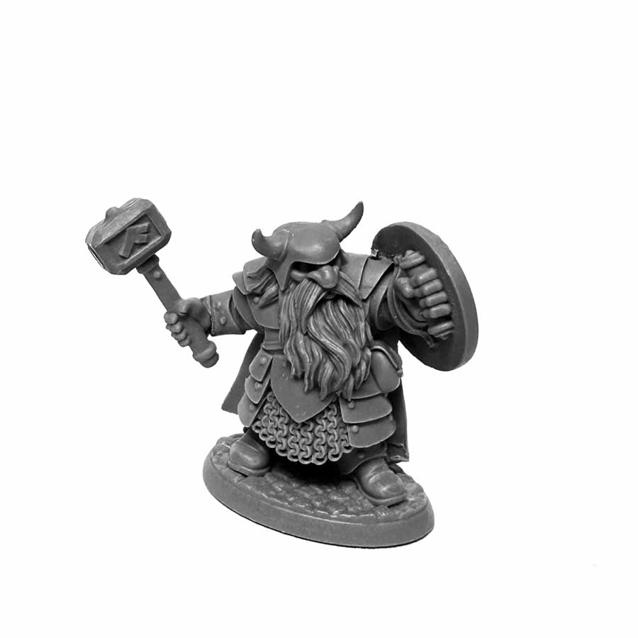 RPR07011B Borin Ironbrow Dwarf Miniature 25mm Heroic Scale Figure Dungeon Dwellers Reaper Miniatures (ONLINE ORDER ONLY)