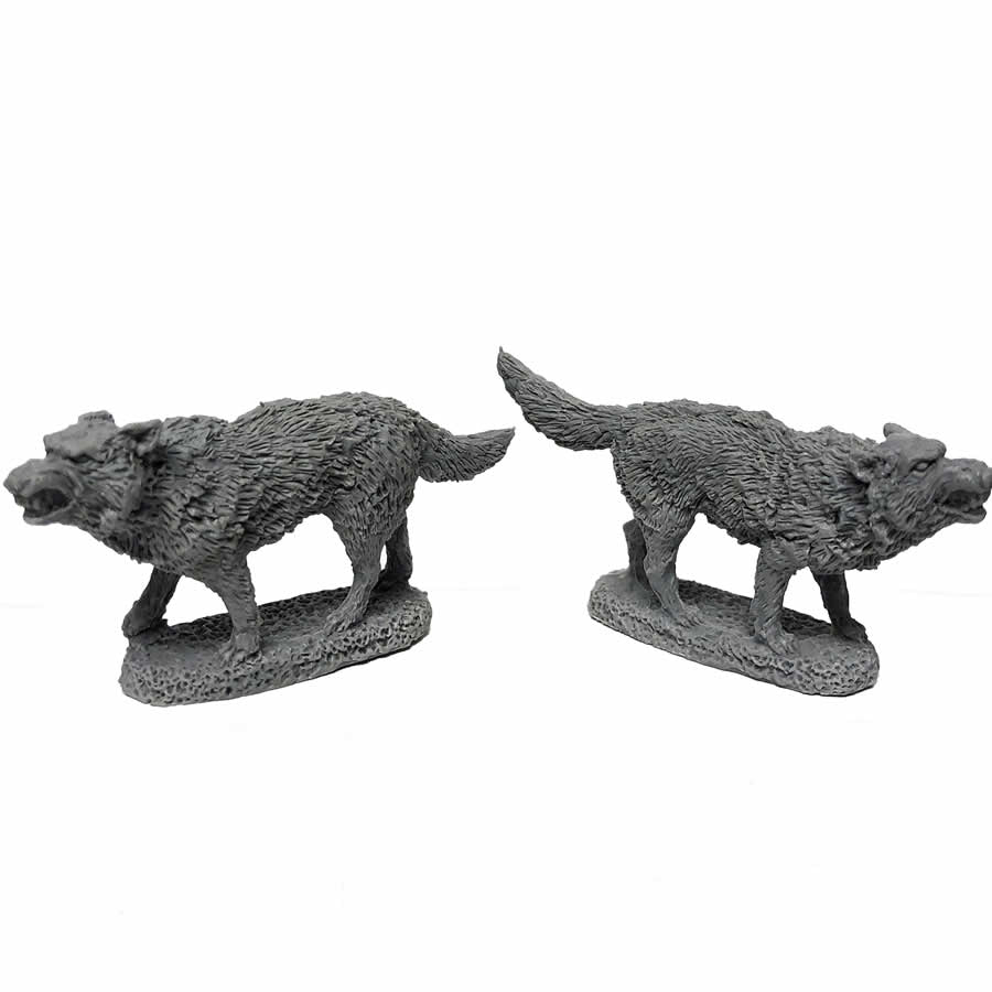 RPR07039 Dire Wolves Miniature 25mm Heroic Scale Figure Dungeon Dwellers (ONLINE ORDER ONLY)