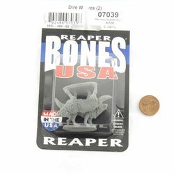 RPR07039 Dire Wolves Miniature 25mm Heroic Scale Figure Dungeon Dwellers (ONLINE ORDER ONLY)