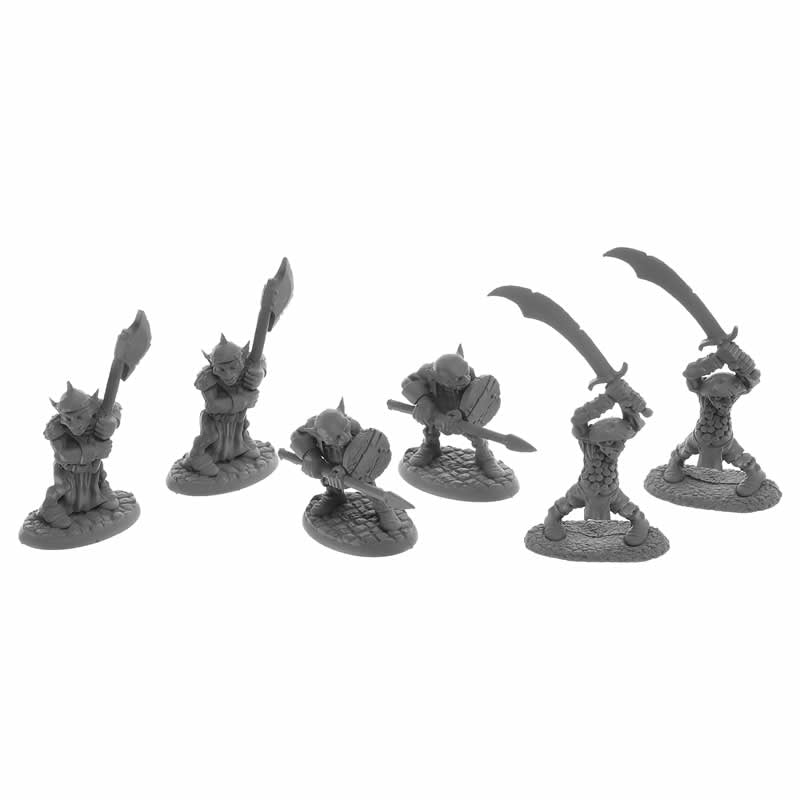 RPR07044 Goblin Warriors Miniature 25mm Heroic Scale Figure Dungeon Dwellers (ONLINE ORDER ONLY)