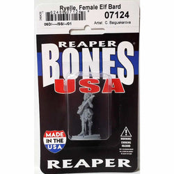 RPR07124 Ryelle Rainheather Elf Bard (Alt) Miniature 25mm Heroic Scale Figure Dungeon Dwellers (ONLINE ORDER ONLY)