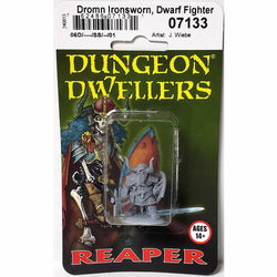 RPR07133 Dromn Ironsworn Dwarf Warrior Miniature 25mm Heroic Scale Figure Dungeon Dwellers (ONLINE ORDER ONLY)