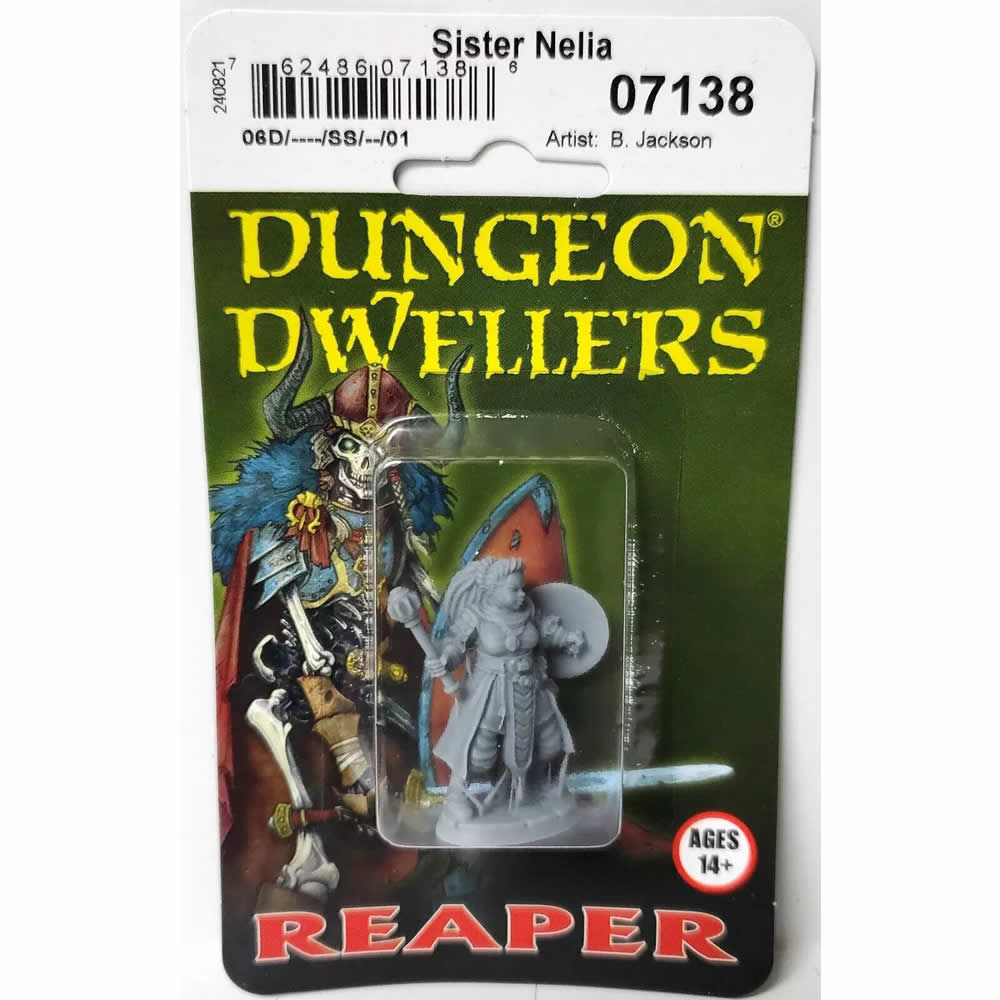 RPR07138 Sister Nelia Cleric Miniature 25mm Heroic Scale Figure Dungeon Dwellers (ONLINE ORDER ONLY)