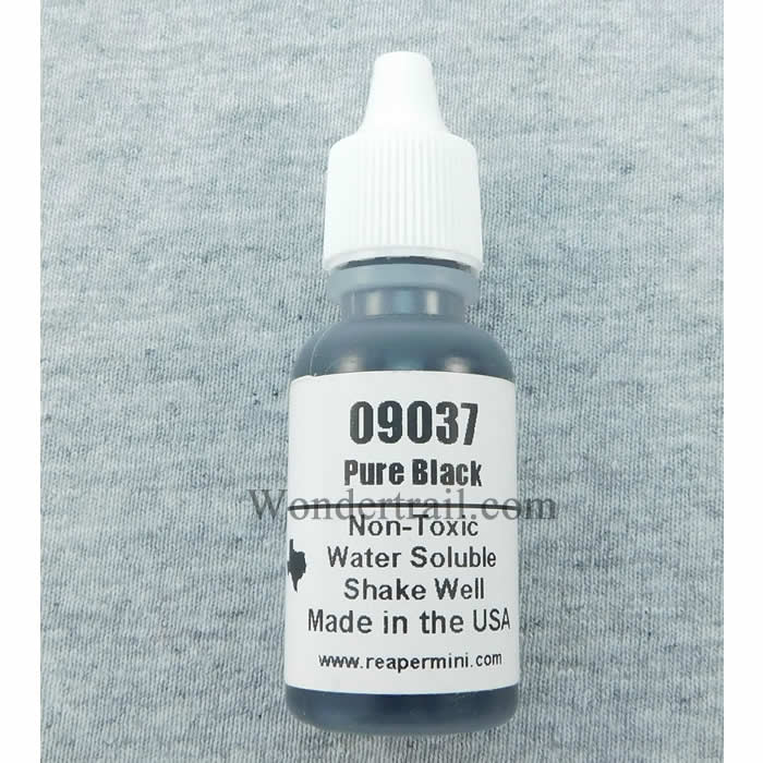 RPR09037 Pure Black Reaper Master Series Hobby Paint .5oz (ONLINE ORDER ONLY)
