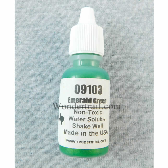RPR09103 Emerald Green Acrylic Reaper Master Series Hobby Paint .5oz (ONLINE ORDER ONLY)