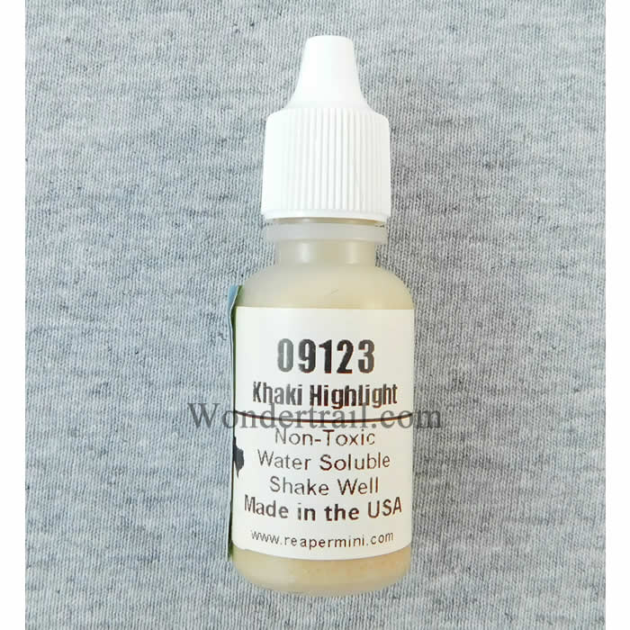 RPR09123 Khaki Highlight Acrylic Reaper Master Series Hobby Paint .5oz (ONLINE ORDER ONLY)