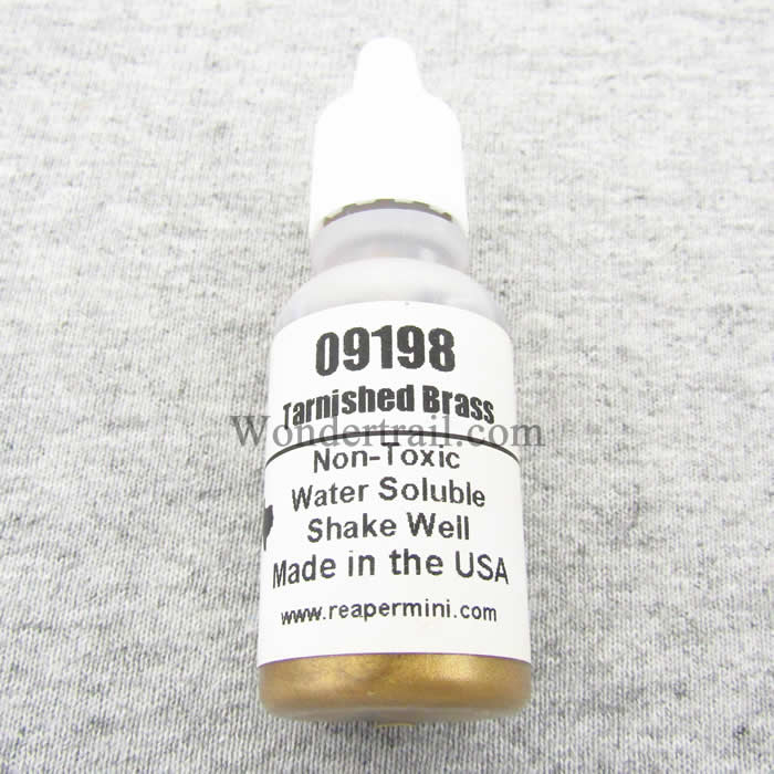 RPR09198 Tarnished Brass Acrylic Reaper Master Series Hobby Paint .5oz (ONLINE ORDER ONLY)