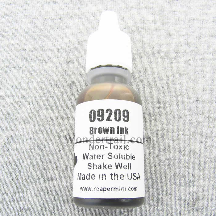RPR09209 Brown Ink Acrylic Reaper Master Series Hobby Paint .5oz (ONLINE ORDER ONLY)