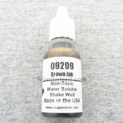 RPR09209 Brown Ink Acrylic Reaper Master Series Hobby Paint .5oz (ONLINE ORDER ONLY)