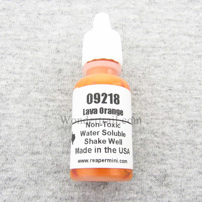 RPR09218 Lava Orange Acrylic Reaper Master Series Hobby Paint .5oz (ONLINE ORDER ONLY)