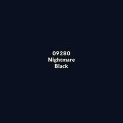 RPR09280 Nightmare Black Acrylic Reaper Master Series Hobby Paint .5oz (ONLINE ORDER ONLY)