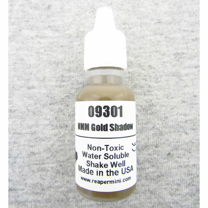 RPR09301 NMM Gold Shadow Acrylic Reaper Master Series Hobby Paint (ONLINE ORDER ONLY)