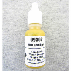 RPR09302 NMM Gold Base Acrylic Reaper Master Series Hobby Paint (ONLINE ORDER ONLY)