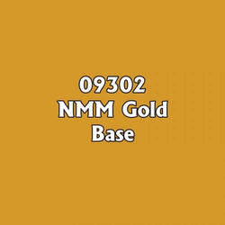 RPR09302 NMM Gold Base Acrylic Reaper Master Series Hobby Paint (ONLINE ORDER ONLY)