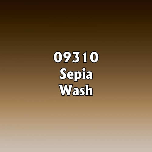 RPR09310 Sepia Wash Acrylic Reaper Master Series Hobby Paint (ONLINE ORDER ONLY)