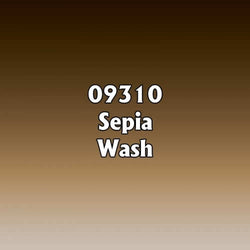 RPR09310 Sepia Wash Acrylic Reaper Master Series Hobby Paint (ONLINE ORDER ONLY)
