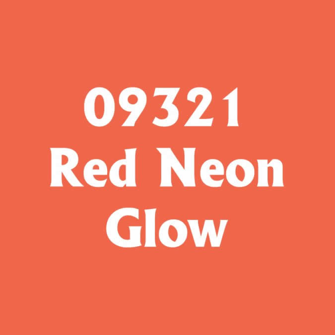 RPR09321 Red Neon Glow Acrylic Reaper Master Series Hobby Paint (ONLINE ORDER ONLY)