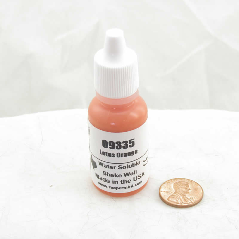RPR09335 Lotus Orange Acrylic Reaper Master Series Hobby Paint .5oz Dropper Bottle (ONLINE ORDER ONLY)