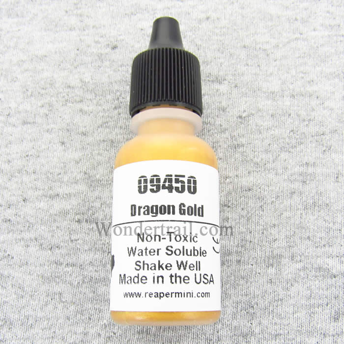 RPR09450 Dragon Gold Acrylic Reaper Master Series Hobby Paint .5oz (ONLINE ORDER ONLY)