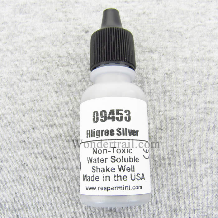 RPR09453 Flilgree Silver Acrylic Reaper Master Series Hobby Paint .5oz (ONLINE ORDER ONLY)
