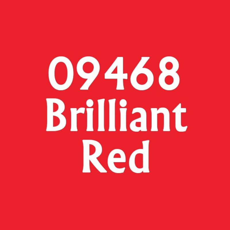 RPR09468 Brilliant Red Acrylic Reaper Master Series Hobby Paint .5oz (ONLINE ORDER ONLY)