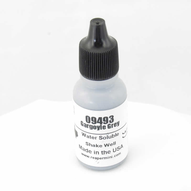 RPR09493 Gargoyle Grey Acrylic Reaper Master Series Hobby Paint .5oz Dropper Bottle (ONLINE ORDER ONLY)